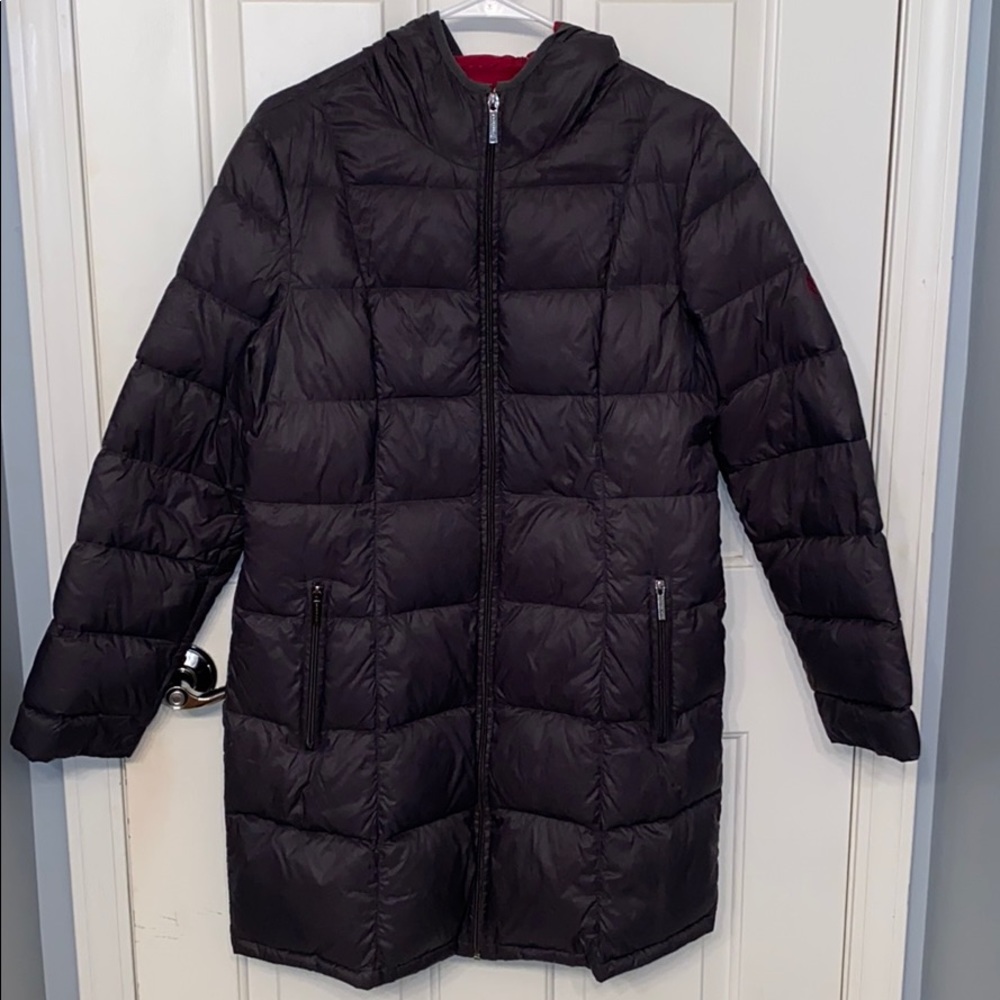 Grey puffy coat Michael Kors